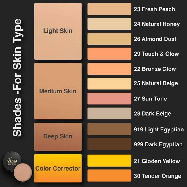 Olivia Water Proof Pancake 27 Sun Tone Foundation (Sun Tone) Main Image