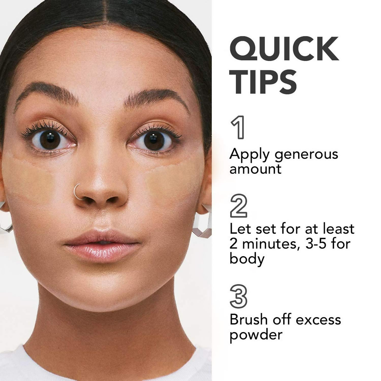 CVB C54 Blooming Loose Face Powder Air Light Crystal Oil Control Powder Shade 2