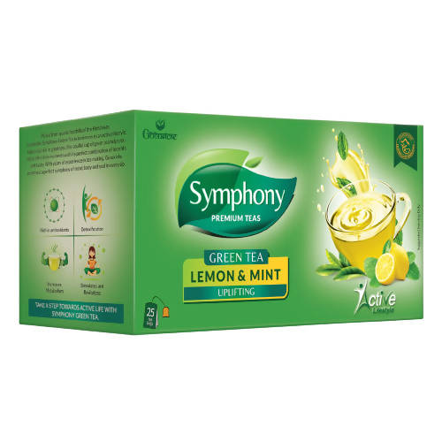 Symphony Lemon & Mint Green Tea Bags Hover Image