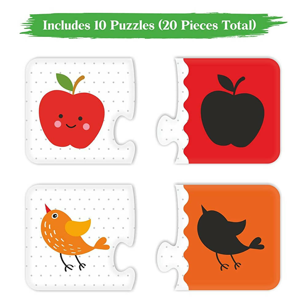 Webby Shadow Match 2 Pieces Learning Pack Jigsaw Puzzle