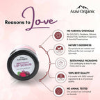 Aravi Organic Beetroot Lip Lightening Scrub Balm