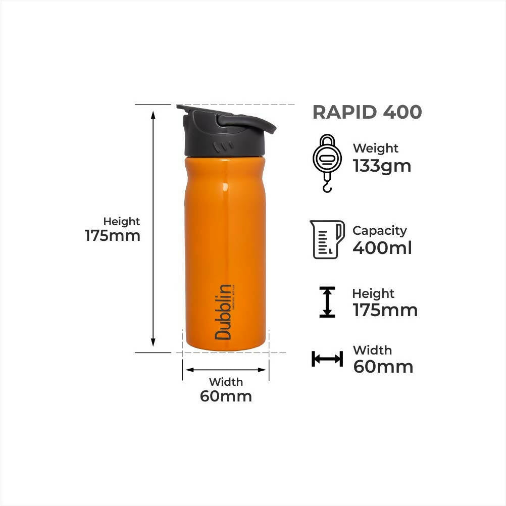 Dubblin Rapid Stainless Steel Sports Water Bottle