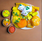 The Small Wonderland Gujarat Nu Gaurav Thali -Gujrati Food Inspired play food toys
