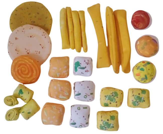 The Small Wonderland Gujarat Nu Gaurav Thali -Gujrati Food Inspired play food toys Hover Image