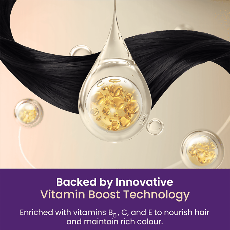 Streax Professional HueMagic Permanent Hair Colour - 1 Natural Black