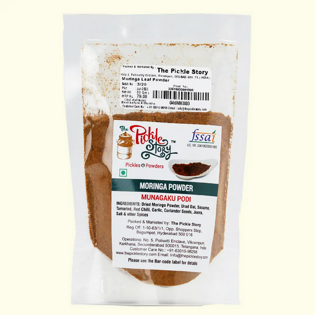 The Pickle Story Moringa Powder (Mungakku Podi) Hover Image