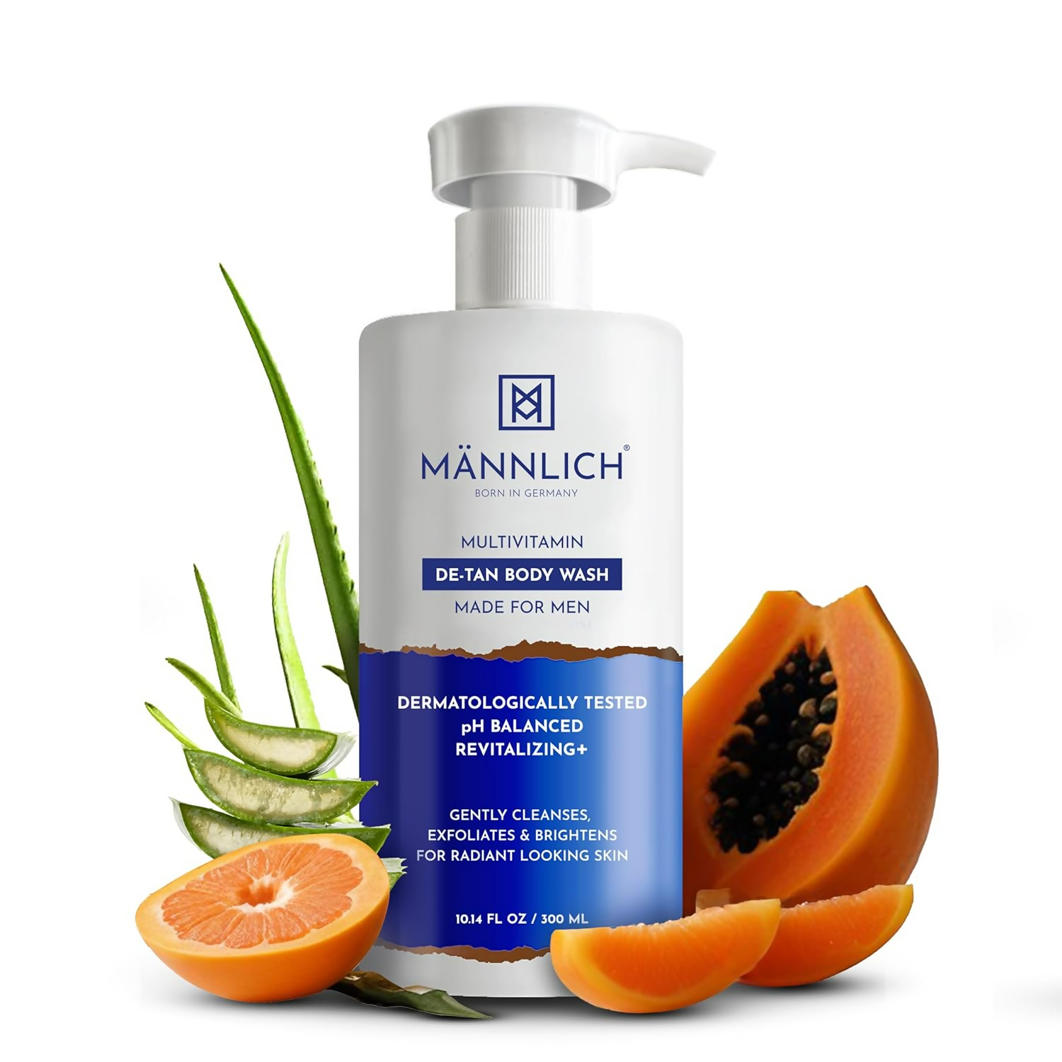 Mannlich Multivitamin De-Tan & Detox Body Wash
