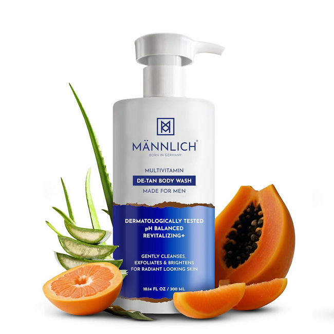 Mannlich Multivitamin De-Tan & Detox Body Wash Hover Image