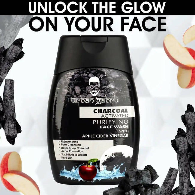 Urbangabru Activated Charcoal Face Wash for Men Main Image