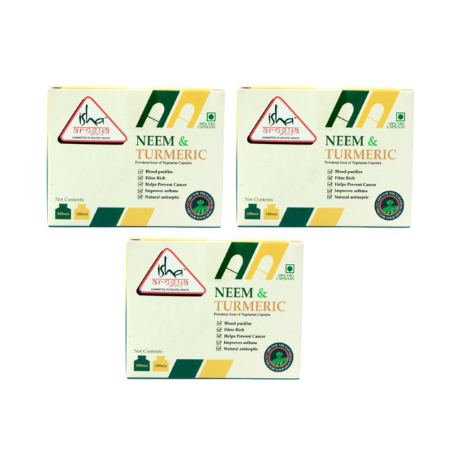 Isha Life Neem and Turmeric Capsules Main Image