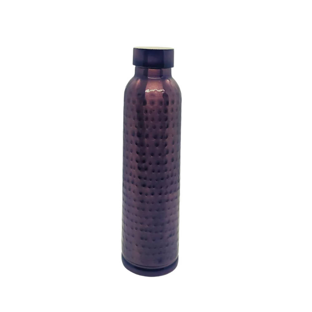 Tamas Hammered Antique Oreo Copper Water Bottle