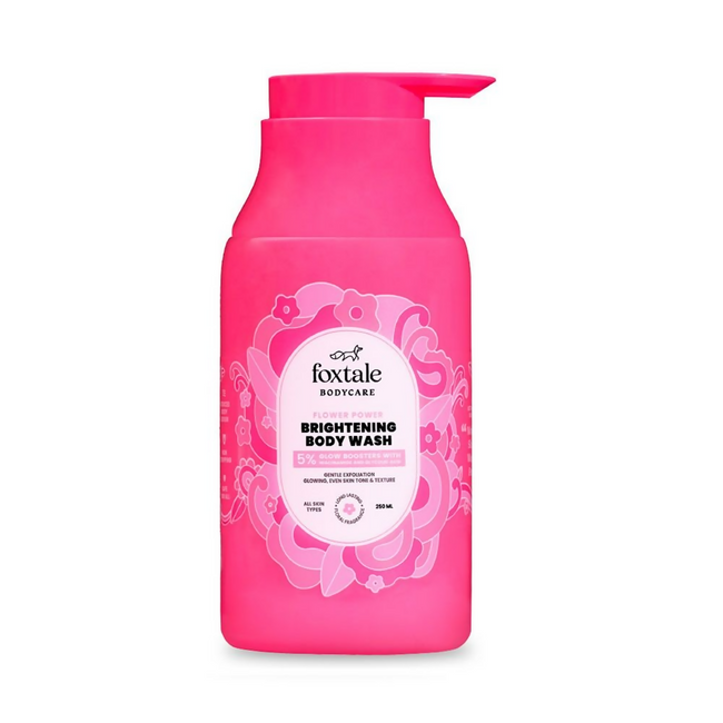 Foxtale Brightening Body Wash With Glycolic Acid & Niacinamide For Glowing Skin Hover Image
