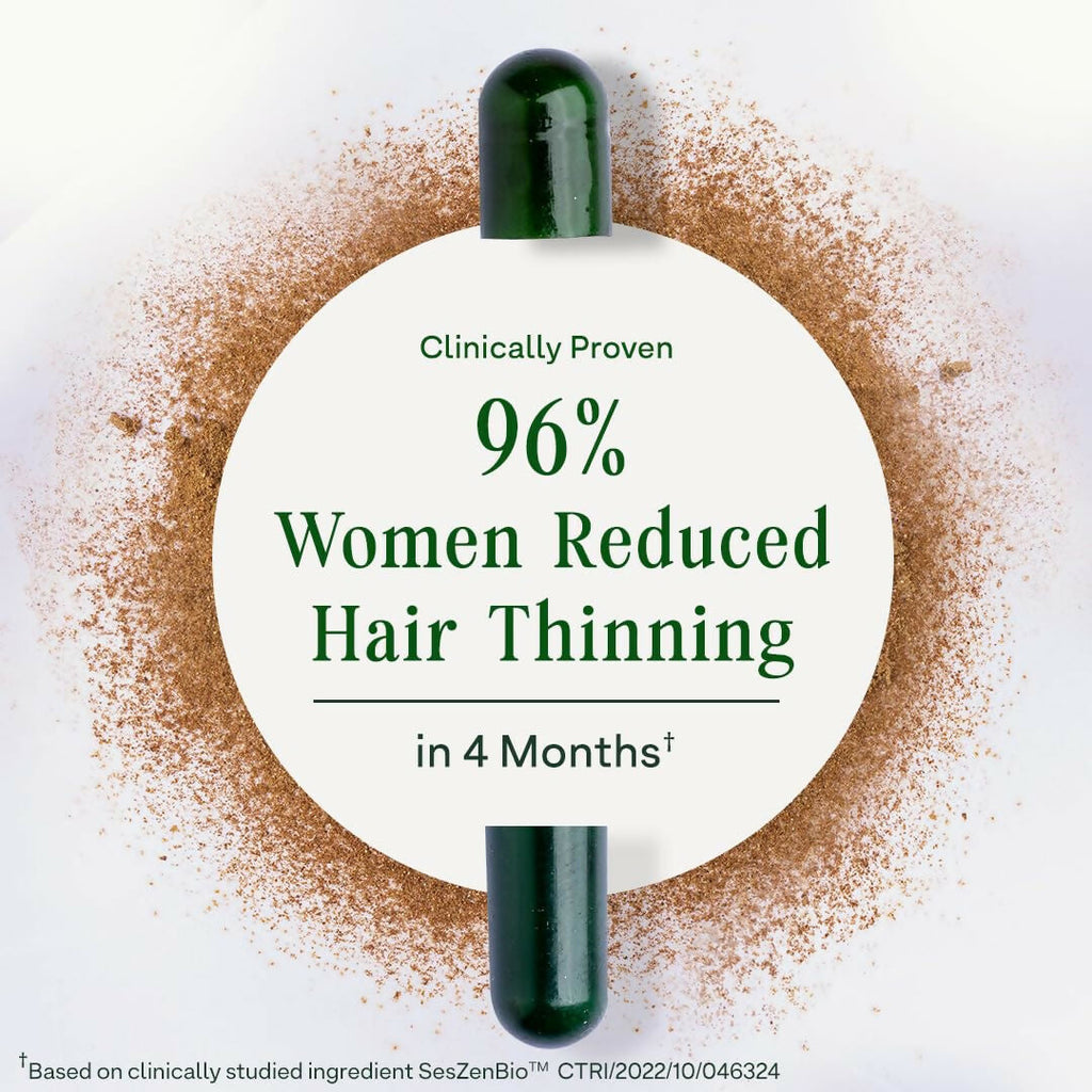 OZiva+ Advanced Hair Growth Actives Capsules for Women
