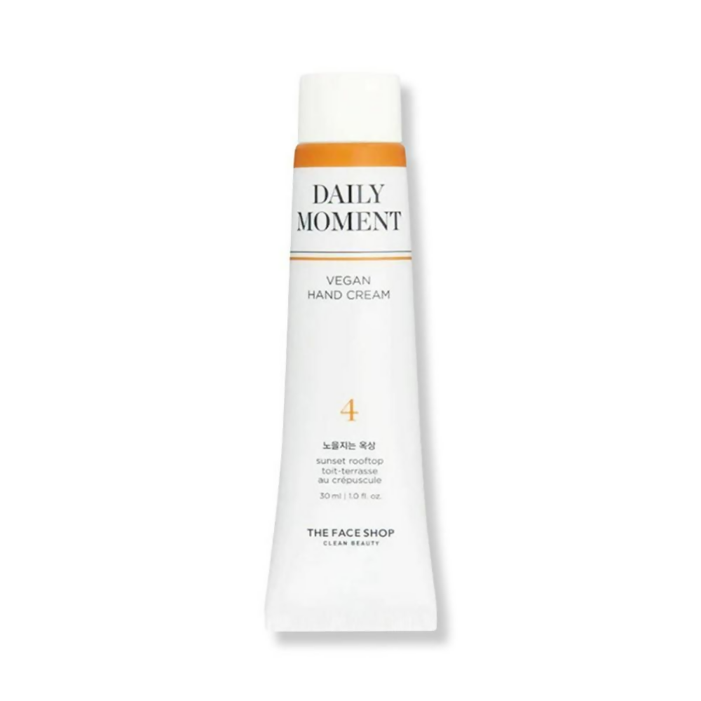 Face Shop Non-Greasy Vegan Hand Cream - Sunset Rooftop With Hyaluronic Acid