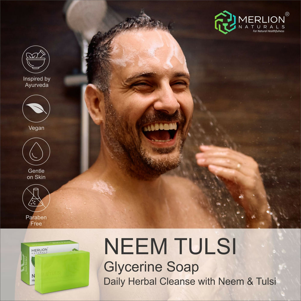 Merlion Naturals Neem and Tulsi Glycerine Soap