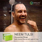 Merlion Naturals Neem and Tulsi Glycerine Soap