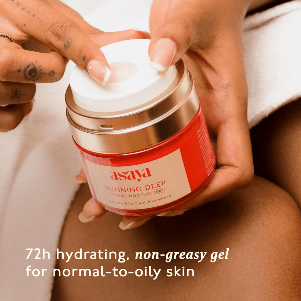 Asaya Running Deep Intense Face Moisturizer Gel For All Skin Types