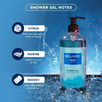 Bella Vita Luxury Skai Aquatic Body Wash Refreshing Shower Gel