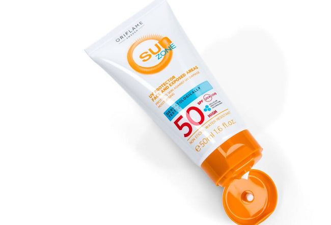 Oriflame Sun Zone UV Protector Face and Exposed Areas SPF 50 High Main Image
