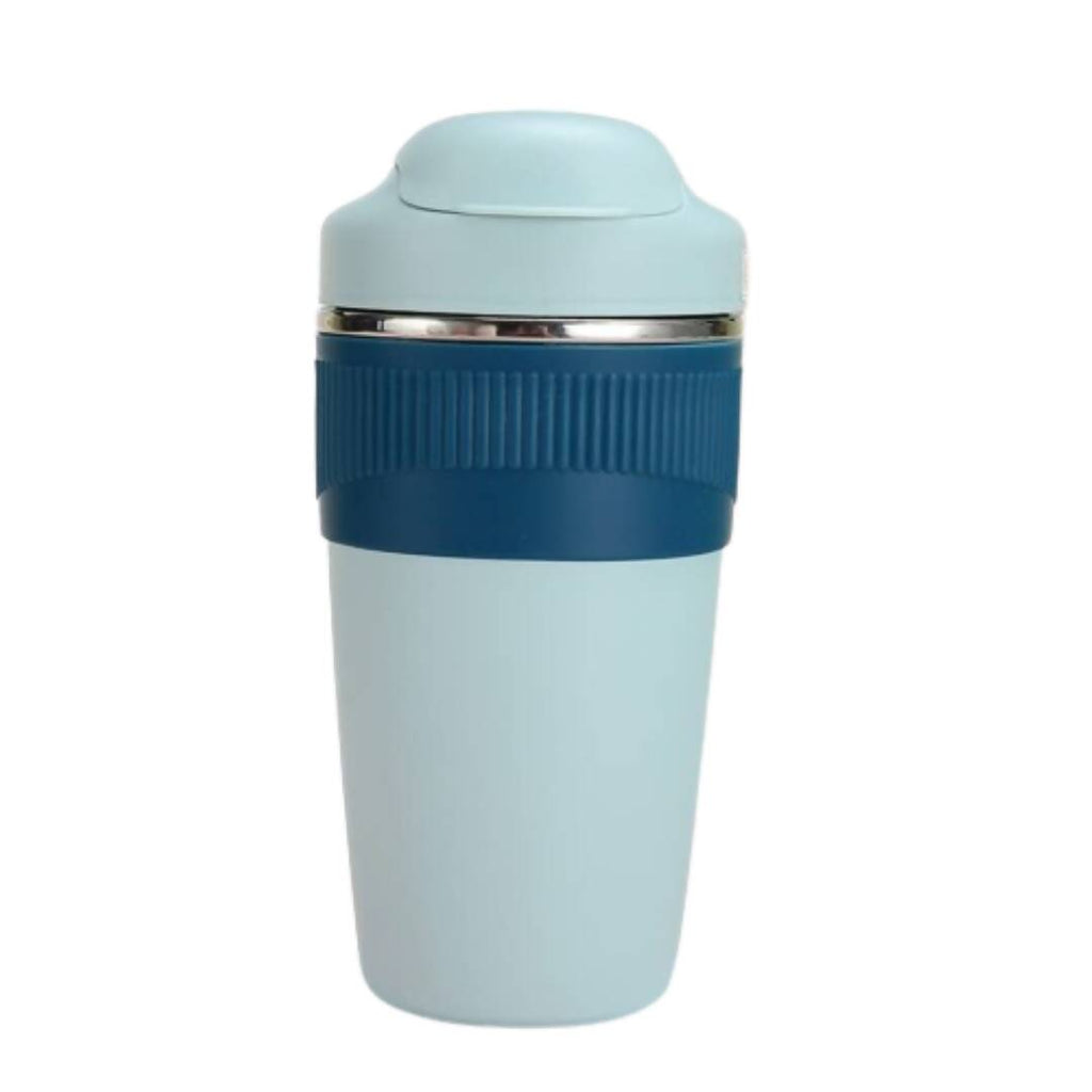 Wosta Travel Coffee Mug with Lid and Straw Tumbler - 480ml (Sky Blue)