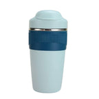 Wosta Travel Coffee Mug with Lid and Straw Tumbler - 480ml (Sky Blue)