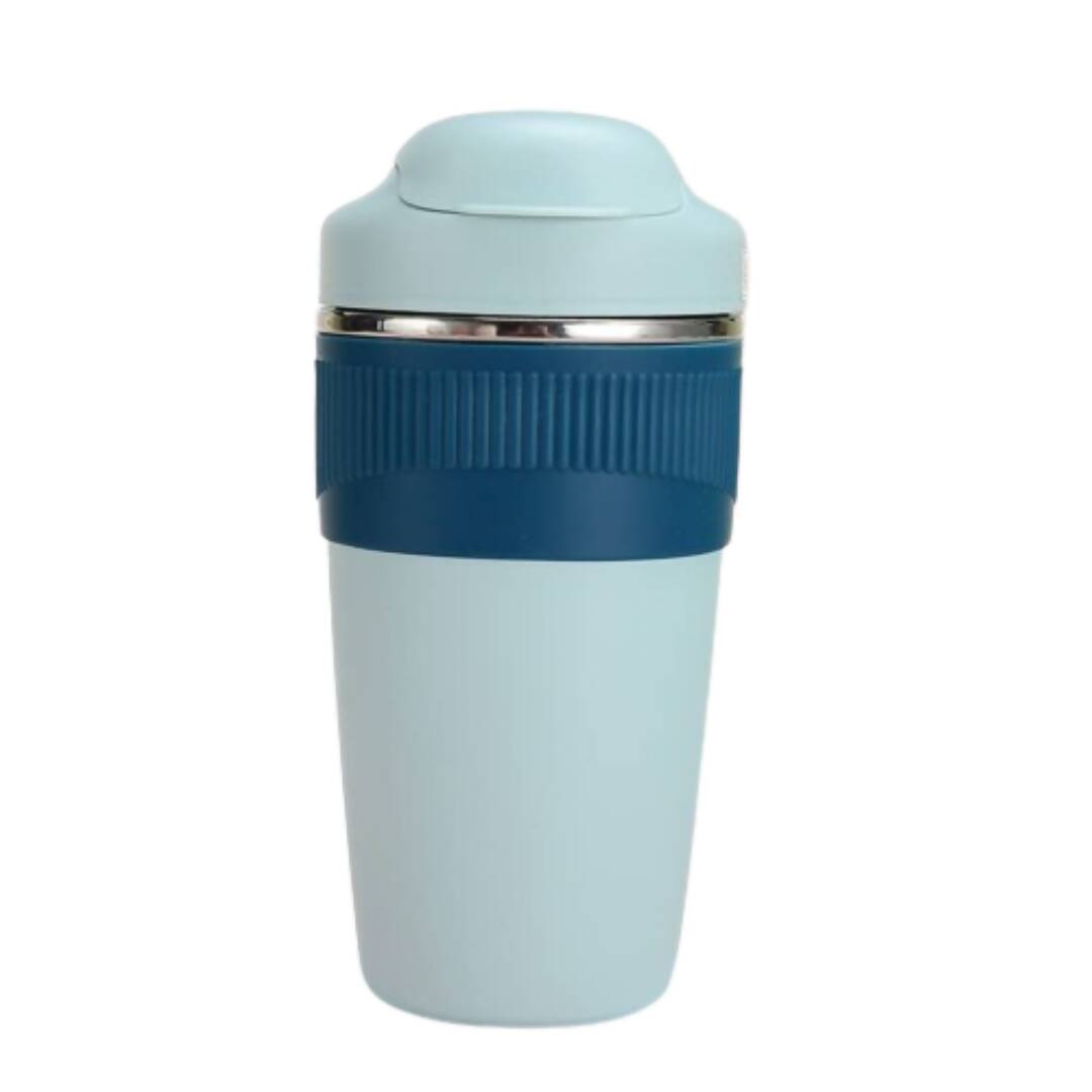 Wosta Travel Coffee Mug with Lid and Straw Tumbler - 480ml (Sky Blue)