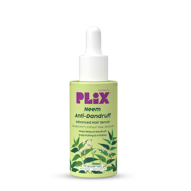 PLIX The Plant Fix Neem Anti-Dandruff Advanced Hair Serum For Reduce Dandruff & Inflammation Hover Image