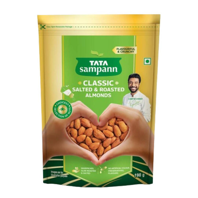Tata Sampann Classic Salted & Roasted Almonds Hover Image