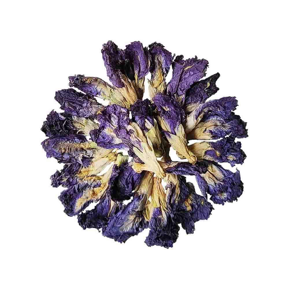Tea Trunk Blue Pea Flowers Natural Anti-Oxidant Butterfly Pea Flower Tisane Green Tea