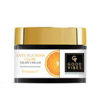 Good Vibes Anti-Blemish Vitamin C Glow Night Cream - Spotless, Brightening, Depigmentation, Reduces dark spot