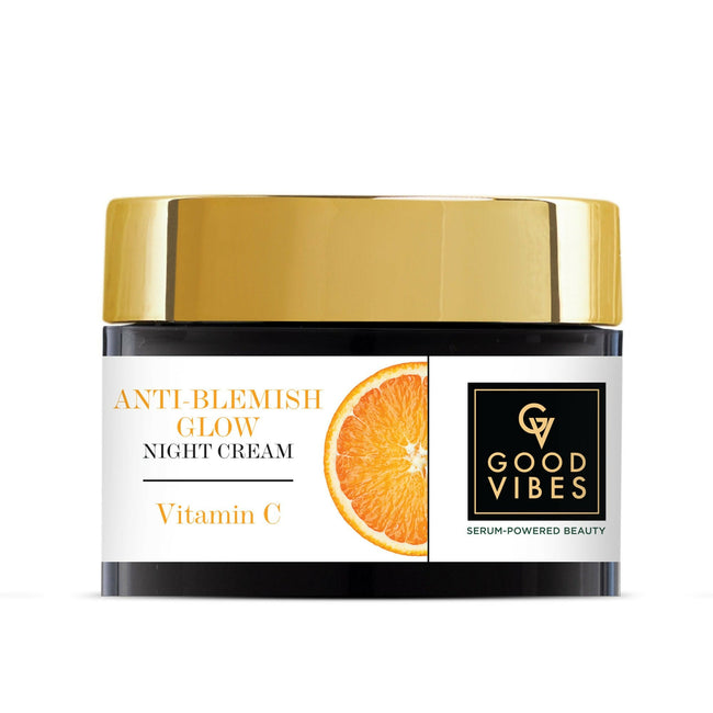 Good Vibes Anti-Blemish Vitamin C Glow Night Cream - Spotless, Brightening, Depigmentation, Reduces dark spot Hover Image