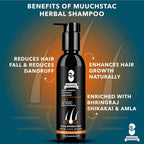 Muuchstac Herbal Shampoo With Anti-Dandruff & Anti-Hairfall Solution