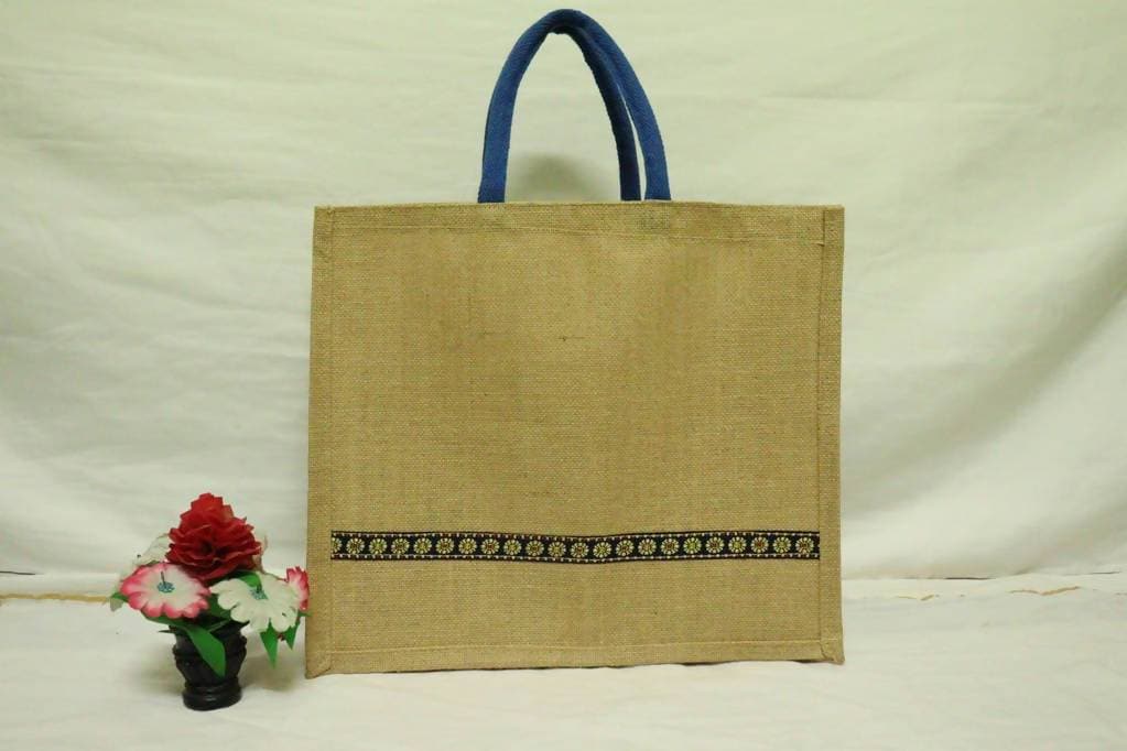 Natural Color Grocery Jute Bag