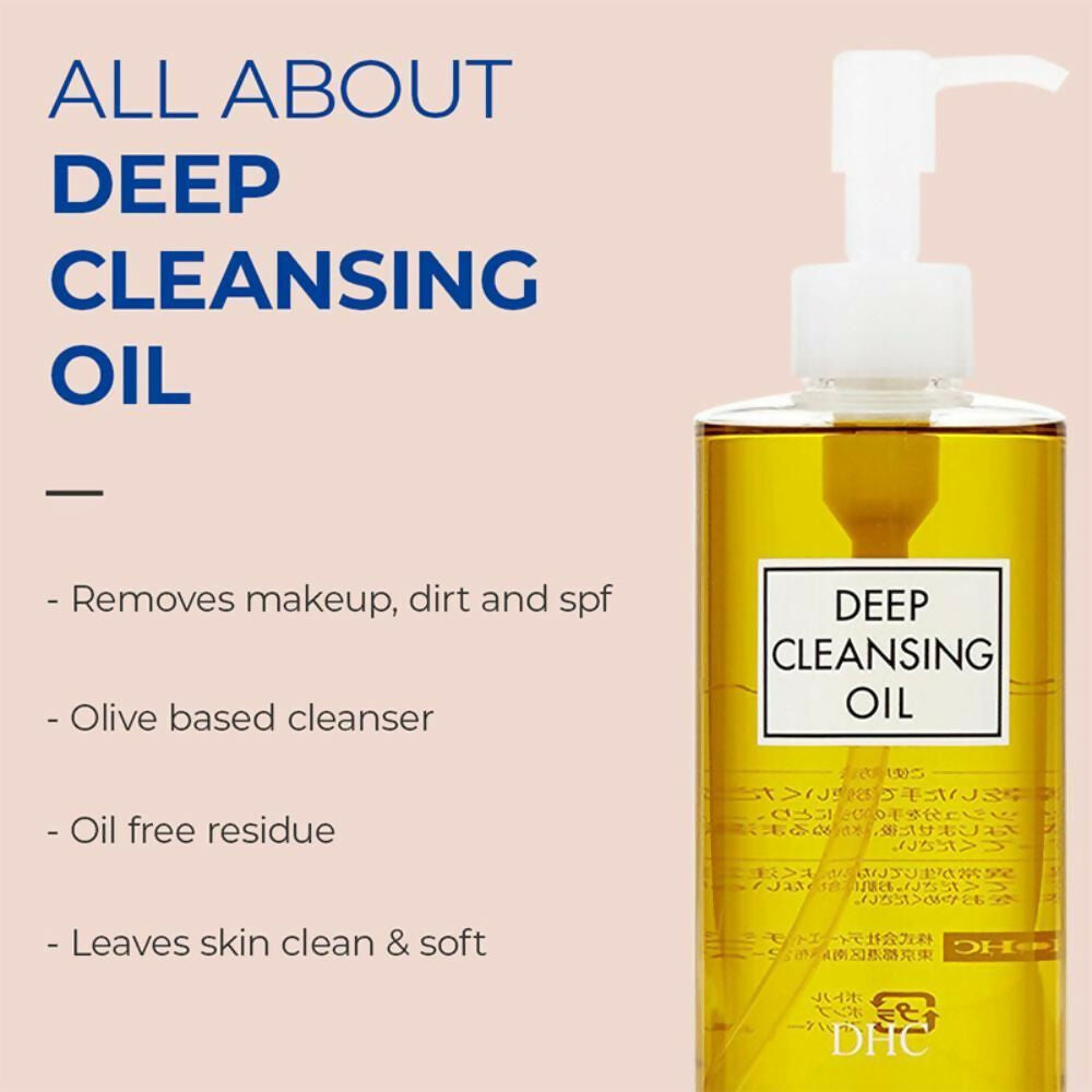 DHC Beauty Deep Cleansing Oil, Makeup Remover For All Skin Types