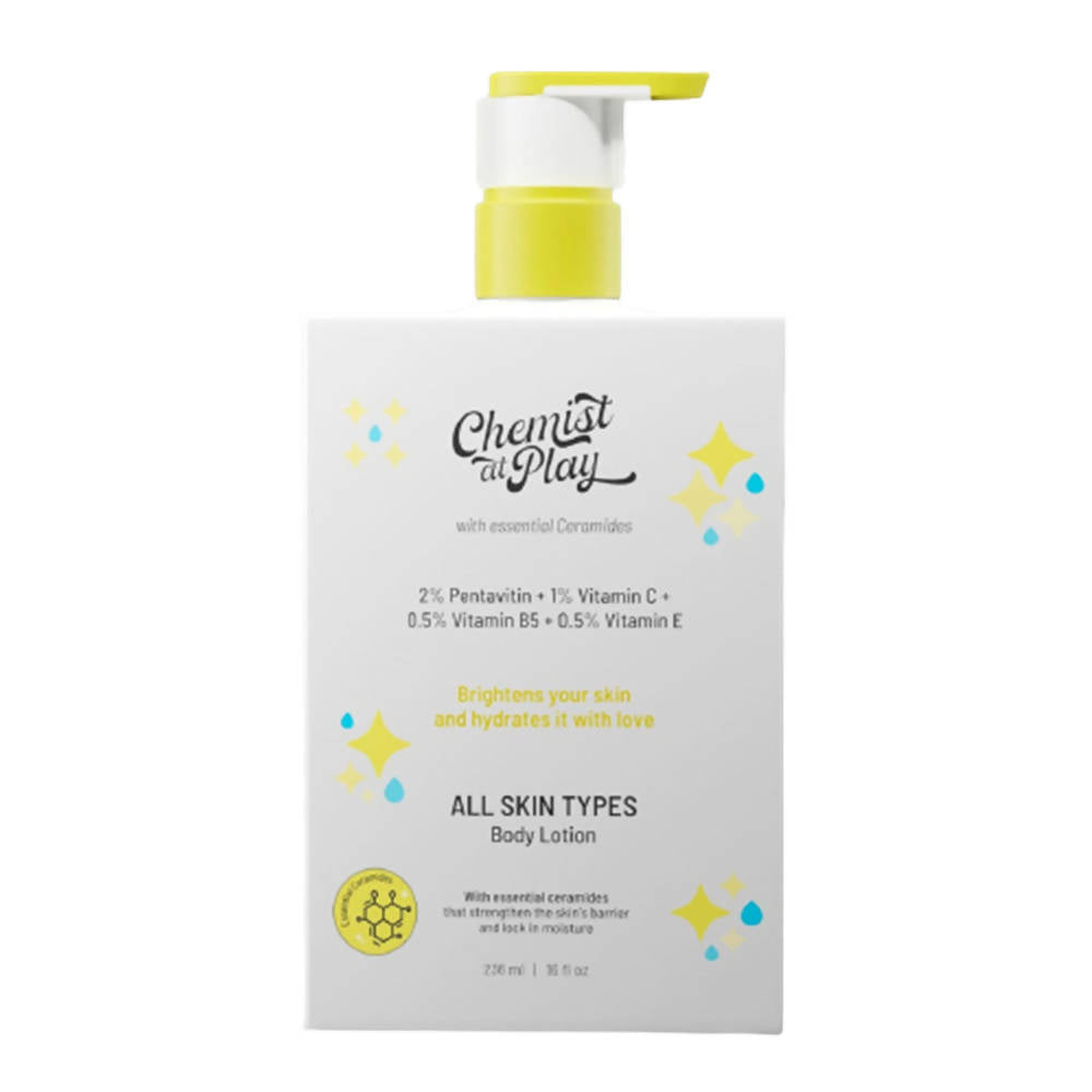 Chemist At Play All Skin Types Body Lotion, Replenishes Dry & Rough Spots of the Skin