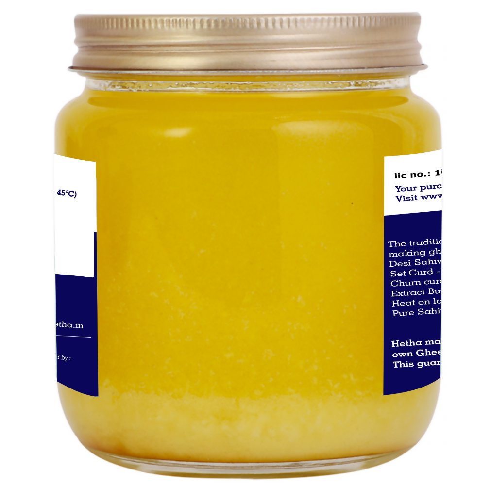 Hetha Sahiwal Cow A2 Cultured Bilona Ghee / A2 Ghee