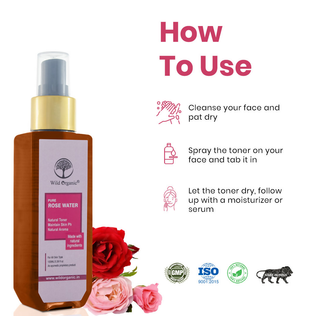 Wild Organic Rose Water Skin Toner