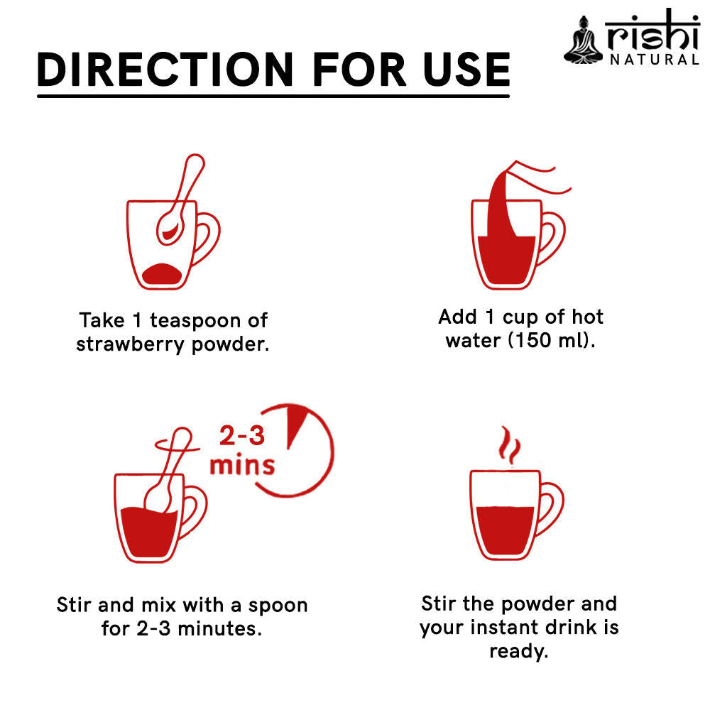 Rishi Natural Strawberry Powder