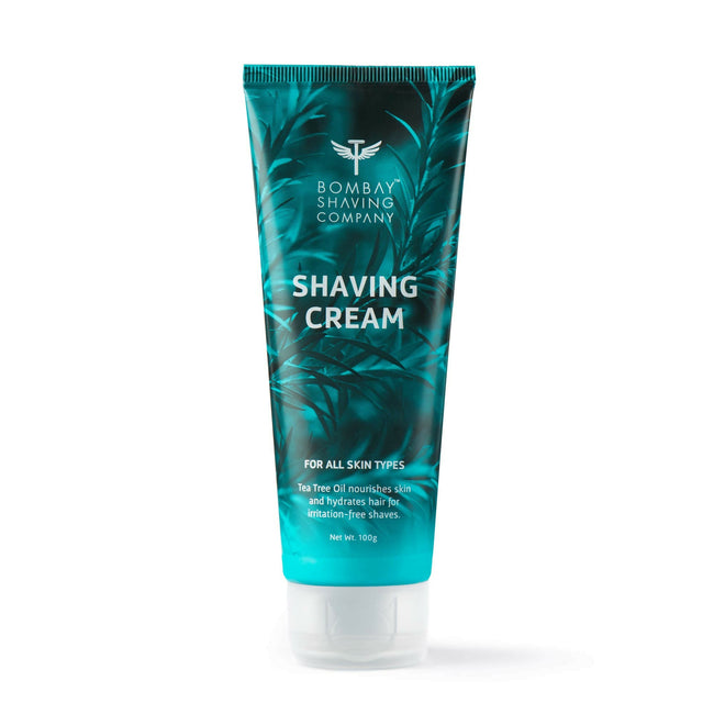 Bombay Shaving Company Shaving Cream with Tea Tree oil, Aloe Vera & Menthol Extracts Hover Image