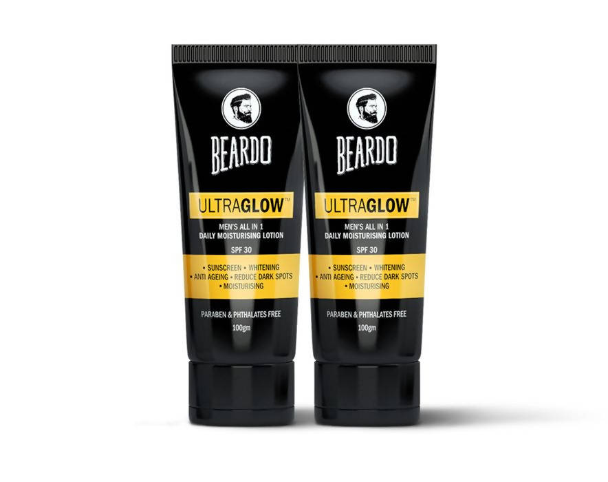 Beardo Ultraglow Men's All in 1 Daily Moisturising Lotion SPF 30