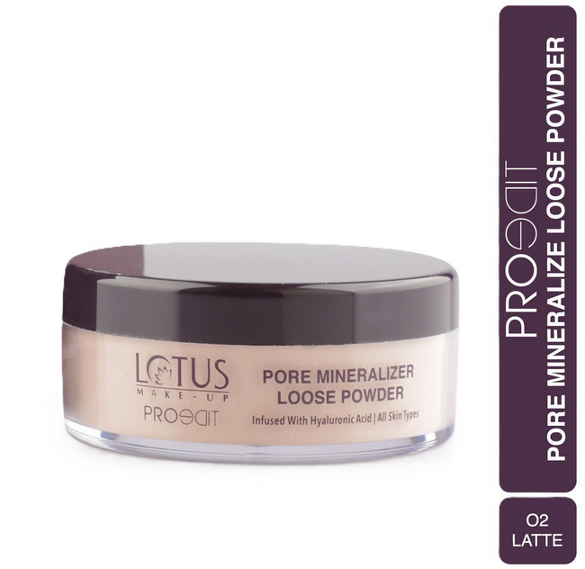 Lotus Make Up Proedit Pore Mineralize Loose Powder - 02 Latte Main Image