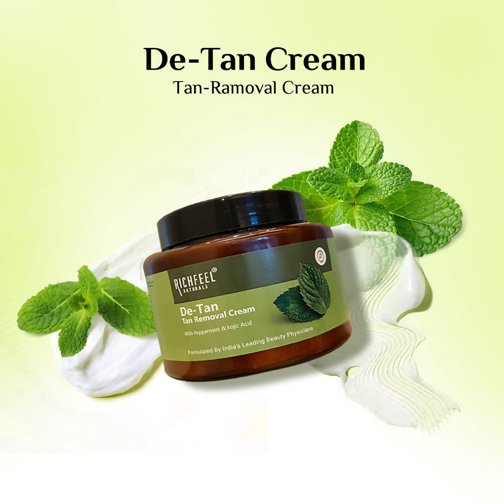 Richfeel De-tan Cream Natural Tan Removal Face Pack