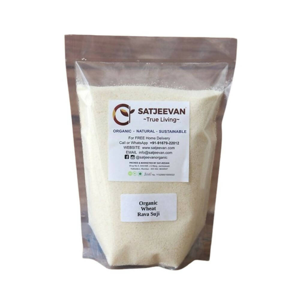 Satjeevan Organic Wheat Rava Suji