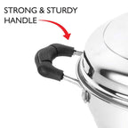 Cello Stainless Steel Induction Base Idli Cooker (Idly Maker) And Multi Kadhai With 6 Plates