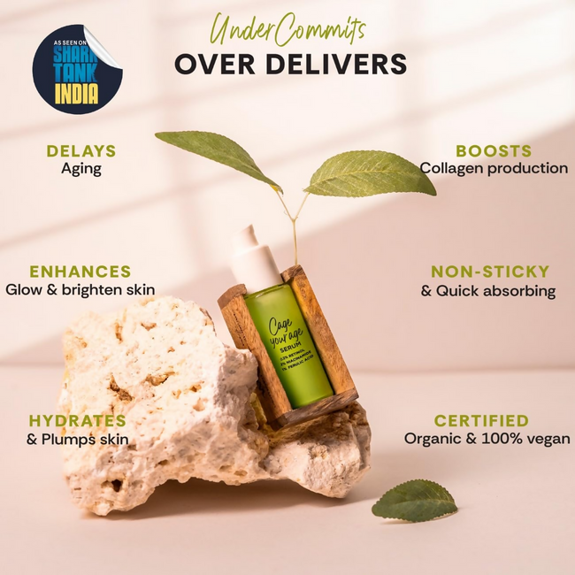 Mintree Certified Organic & Vegan Cage Your Age Serum Main Image