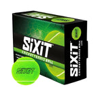 Sixit Lite Cricket Tennis Ball - Green (Pack of 6)