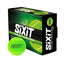 Sixit Lite Cricket Tennis Ball - Green (Pack of 6)