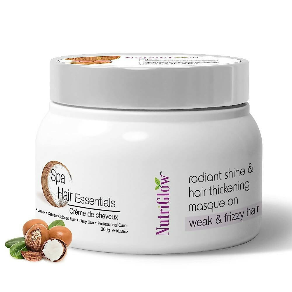 NutriGlow Hair Spa Cream With Volumizing & Shine Lock Formula for Weak & Frizzy Hair