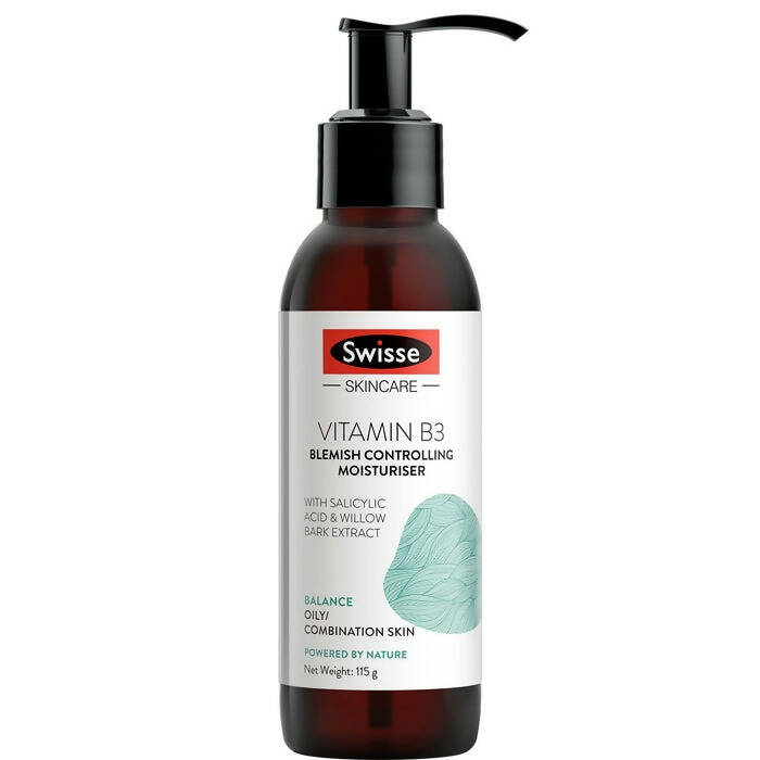 Swisse Skincare Vit B3 Blemish Moisturiser With Green Tea & Willow Bark Extract