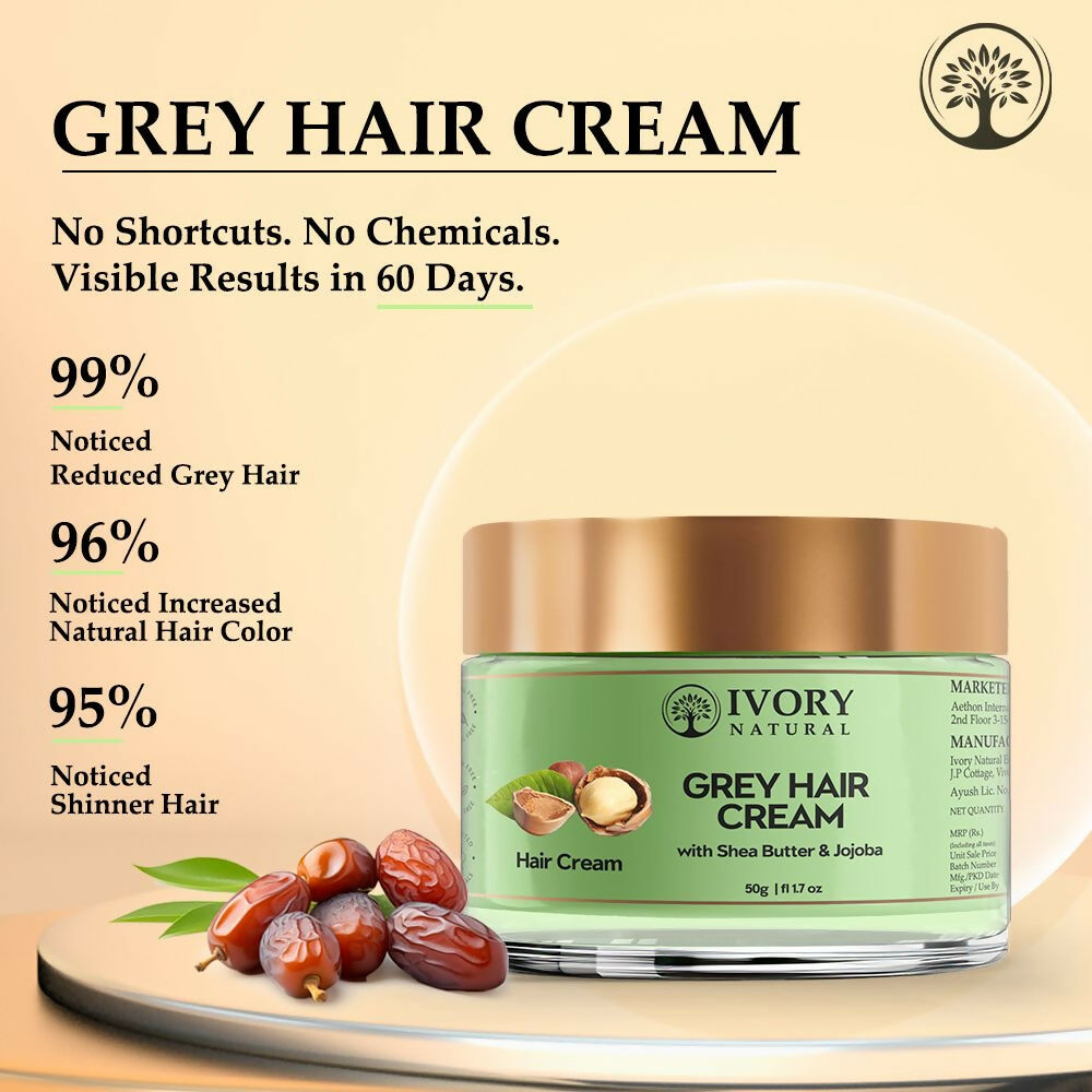 Ivory Natural Cream For Greys Restore Natural Hair Color